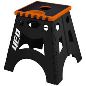 Cavalete Ufo Mx Foldable Preto Laranja