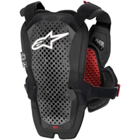 Segunda imagem do produto Colete Alpinestars A-1 Pro Chest Preto Vermelho