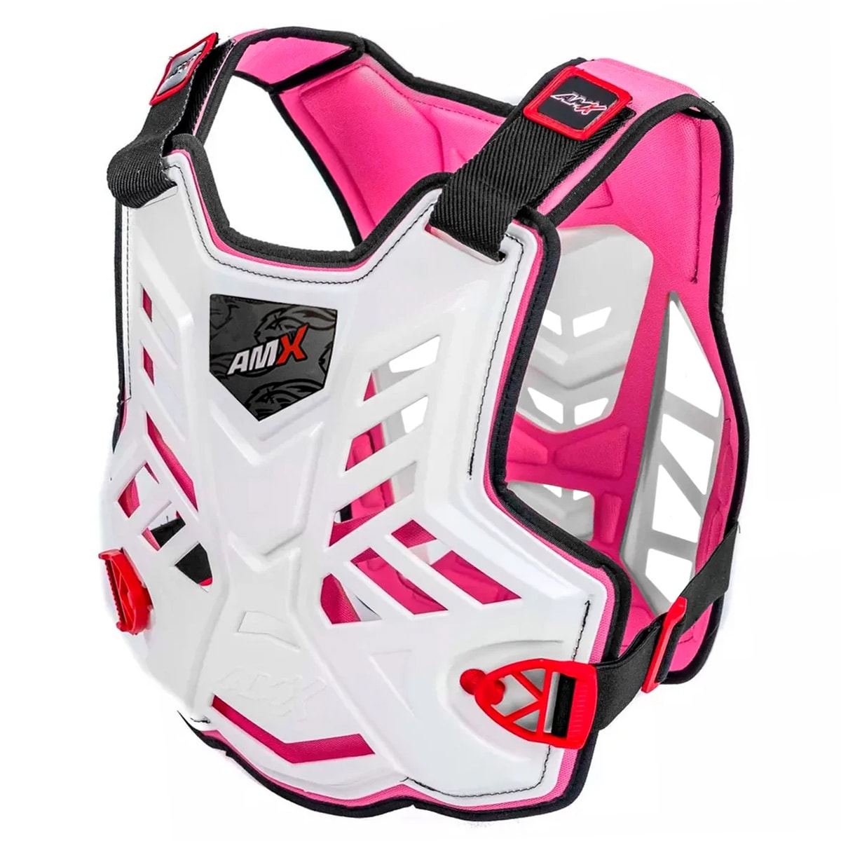 Colete Amx Control Branco Rosa