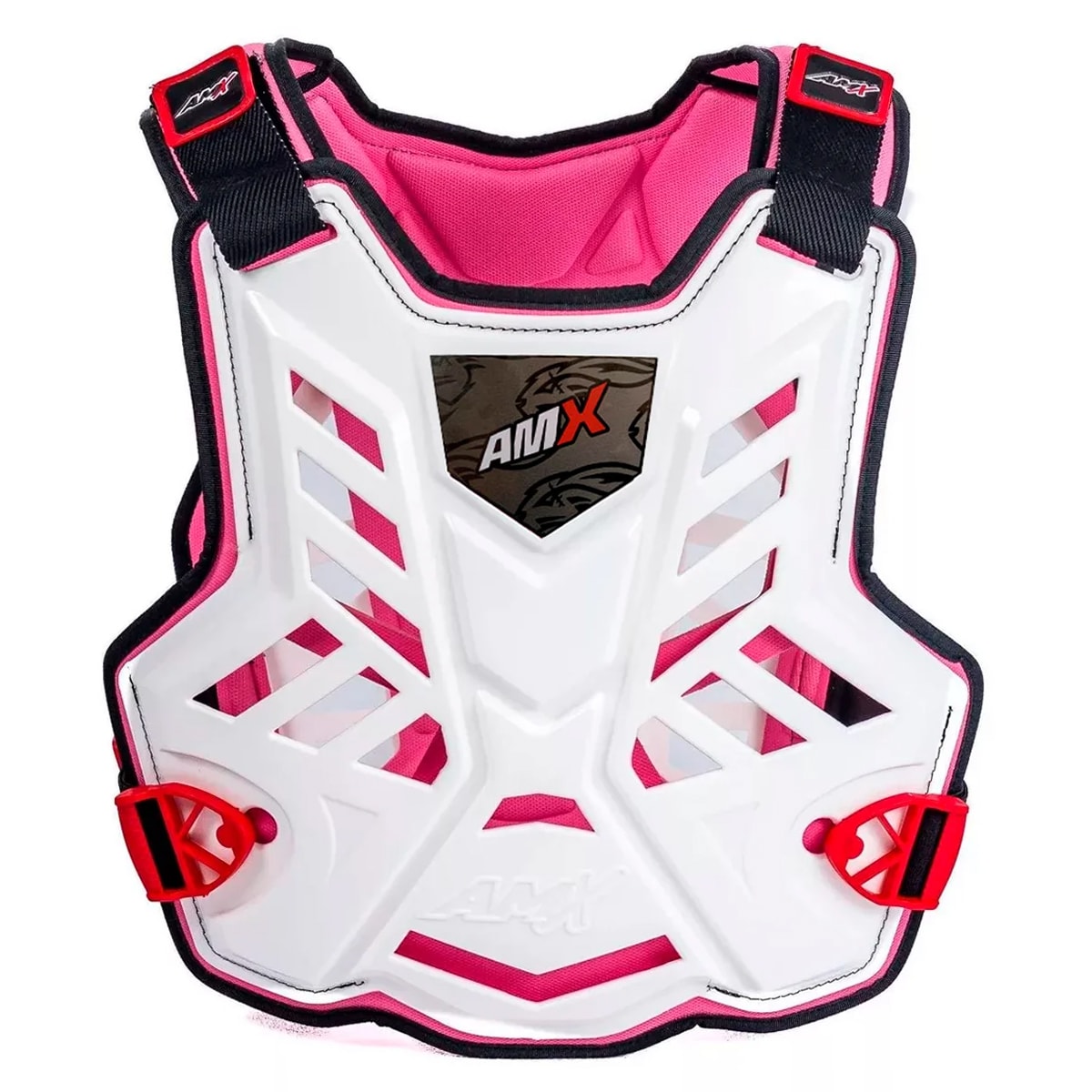 Segunda imagem do produto Colete Amx Control Branco Rosa