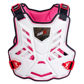Segunda imagem do produto Colete Amx Control Branco Rosa
