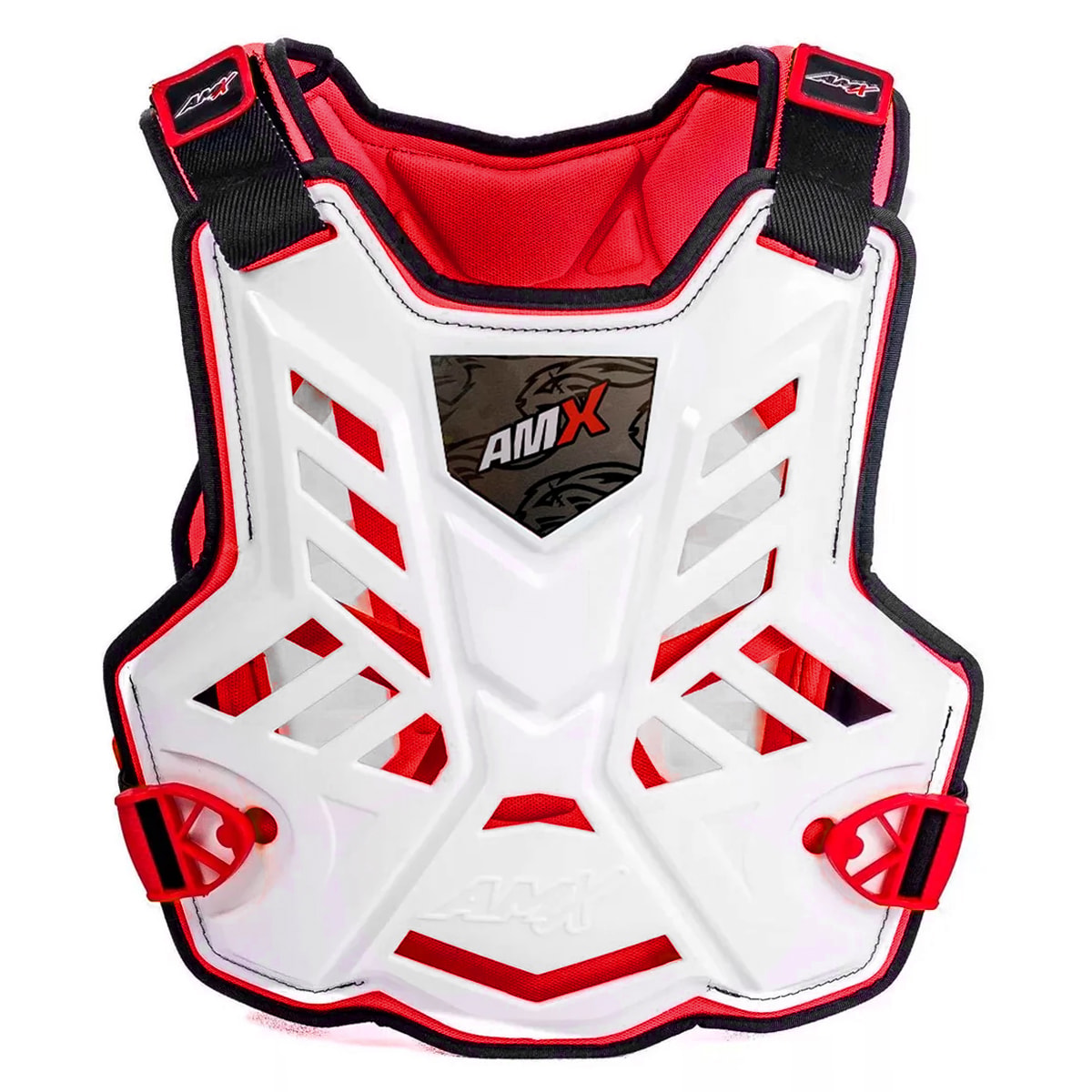 Segunda imagem do produto Colete Amx Control Branco Vermelho