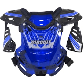 Colete Circuit com Protetor de Ombro Azul