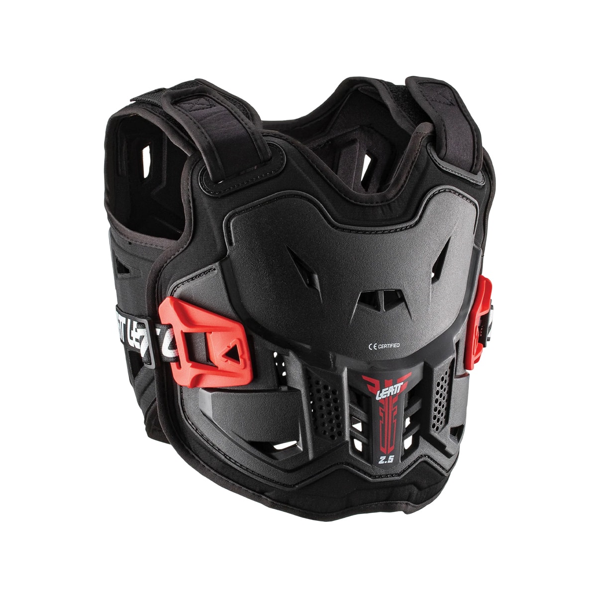 Colete Infantil Leatt 2.5 Mini Preto Vermelho