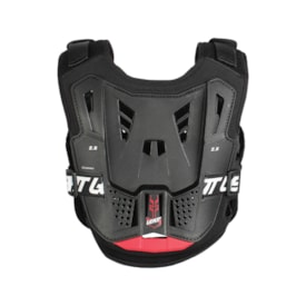 Segunda imagem do produto Colete Infantil Leatt 2.5 Mini Preto Vermelho