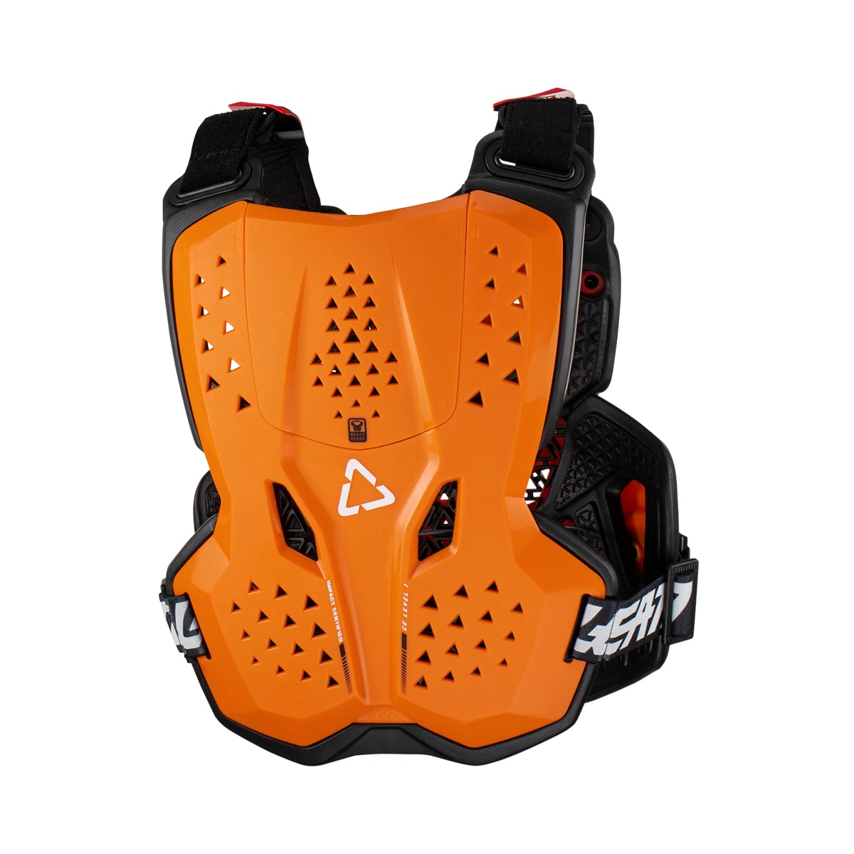 Segunda imagem do produto Colete Infantil Leatt 3.5 Junior Laranja Preto