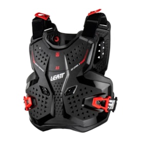 Segunda imagem do produto Colete Infantil Leatt 3.5 Junior Preto Vermelho