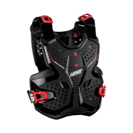 Colete Infantil Leatt 3.5 Junior Preto Vermelho