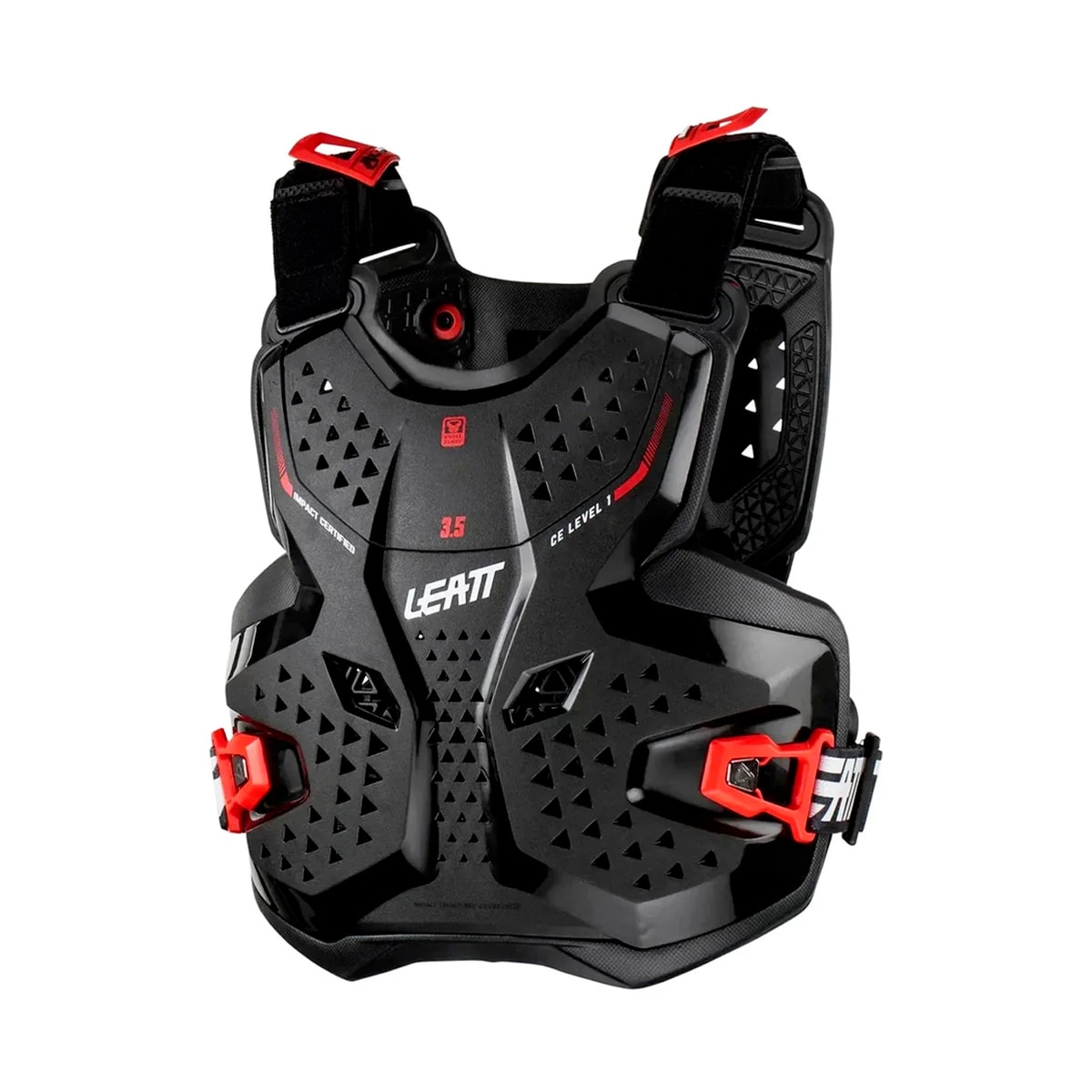 Segunda imagem do produto Colete Infantil Leatt 3.5 Junior Preto Vermelho