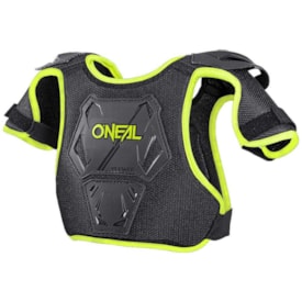 Segunda imagem do produto Colete Infantil Oneal Pee Wee Preto Amarelo Fluor
