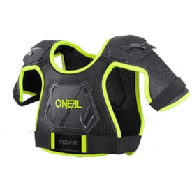 Colete Infantil Oneal Pee Wee Preto Amarelo Fluor