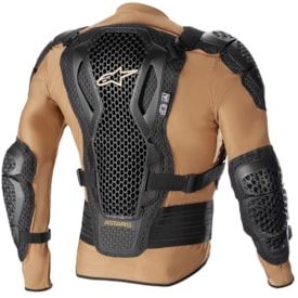 Segunda imagem do produto Colete Integral Alpinestars Bionic Action V2 Areia Preto