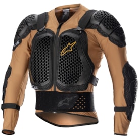 Colete Integral Alpinestars Bionic Action V2 Areia Preto