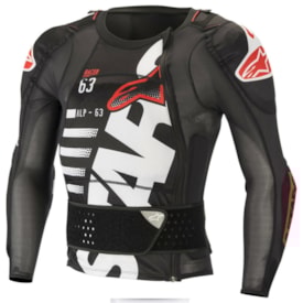Colete Integral Alpinestars Sequence Ls Preto Branco