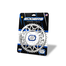 Segunda imagem do produto Coroa de Aço Ktm 125 250 300 350 450 Sx Sxf Exc Excf Edgers Prata