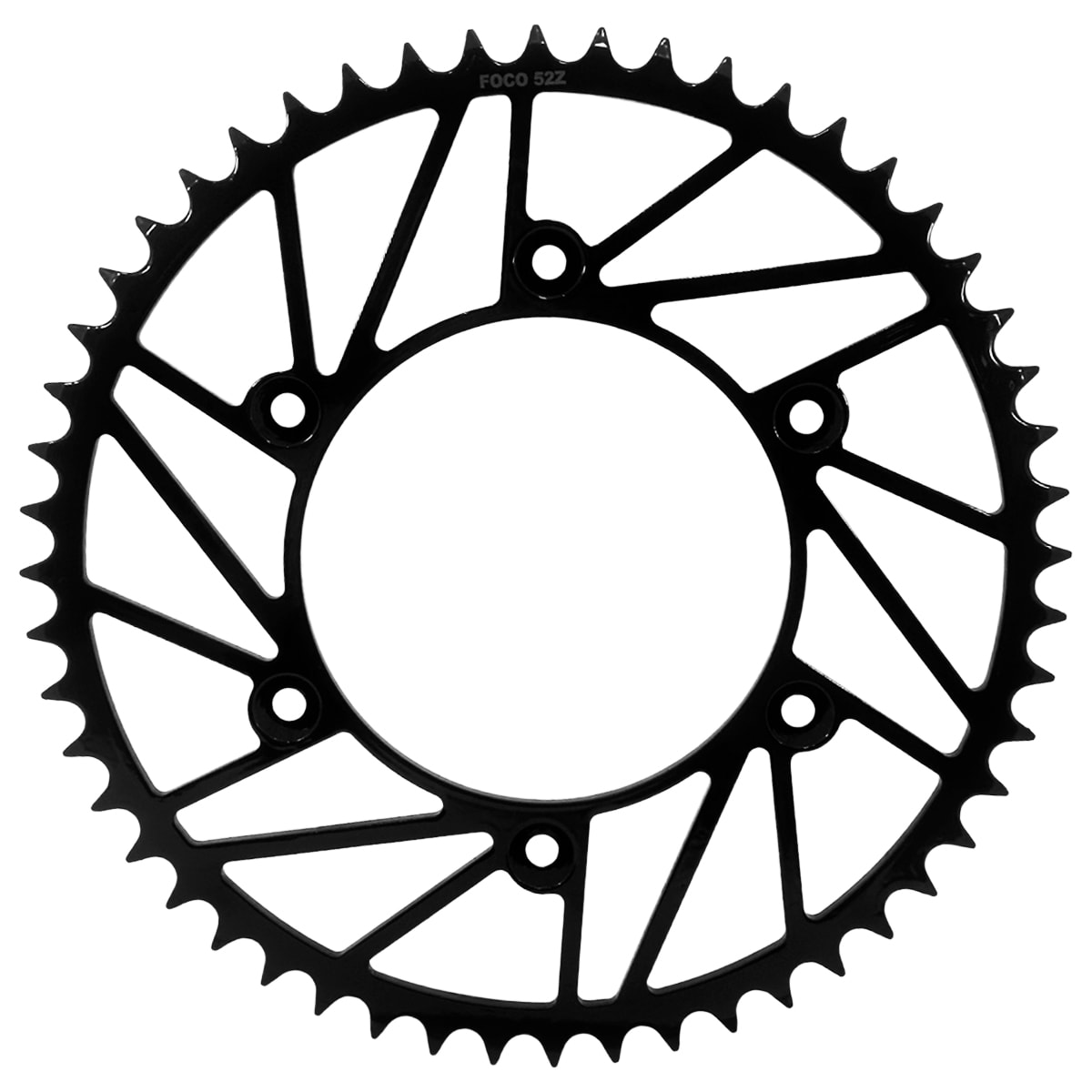 Coroa de Aço Ktm 150 250 300 350 450 505 Exc Excf Foco Racing Preto