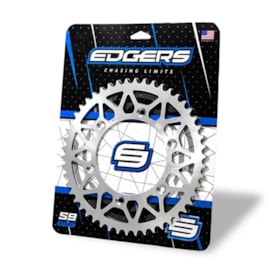 Segunda imagem do produto Coroa de Aço Kx 125 250 - Kxf 250 450 Edgers Prata