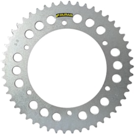 Coroa de Aço Yz 125 80/98 - Yz 250 80/98 - Wr 250 90/97 Durag Prata