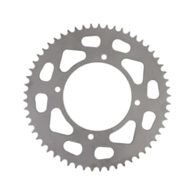 Coroa de Alumínio Cr 80 - Cr 85 - Crf 150r Passo 420 Vaz Cinza