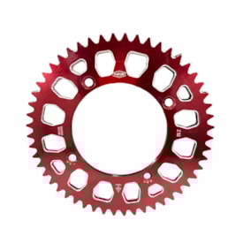 Coroa de Alumínio Crf 150r Passe 420 Nfs Vermelho