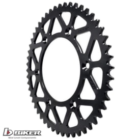 Coroa de Alumínio Crf 230 - Crf 250f - Crf 250 - Crf 450 Biker Preto