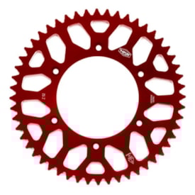 Coroa de Alumínio Crf 230 - Crf 250f - Crf 250 - Crf 450 Nfs Vermelho