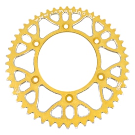 Coroa de Alumínio Crf 230 - Crf 250f - Crf 250 - Crf 450 Romaq Dourado