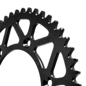 Segunda imagem do produto Coroa de Alumínio Crf 300f - Crf 250f Biker Preto