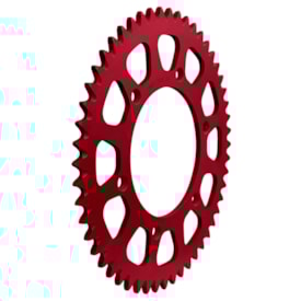 Segunda imagem do produto Coroa de Alumínio Crf 300f - Crf 250f Vaz Vermelho