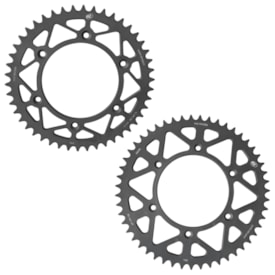 Segunda imagem do produto Coroa de Alumínio Gasgas 125 250 300 350 450 21/25 Vaz