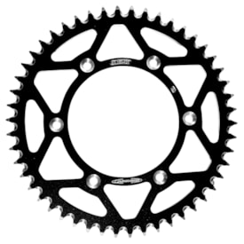 Coroa de Alumínio Husqvarna 125 150 250 300 350 450 Oxxy Preto