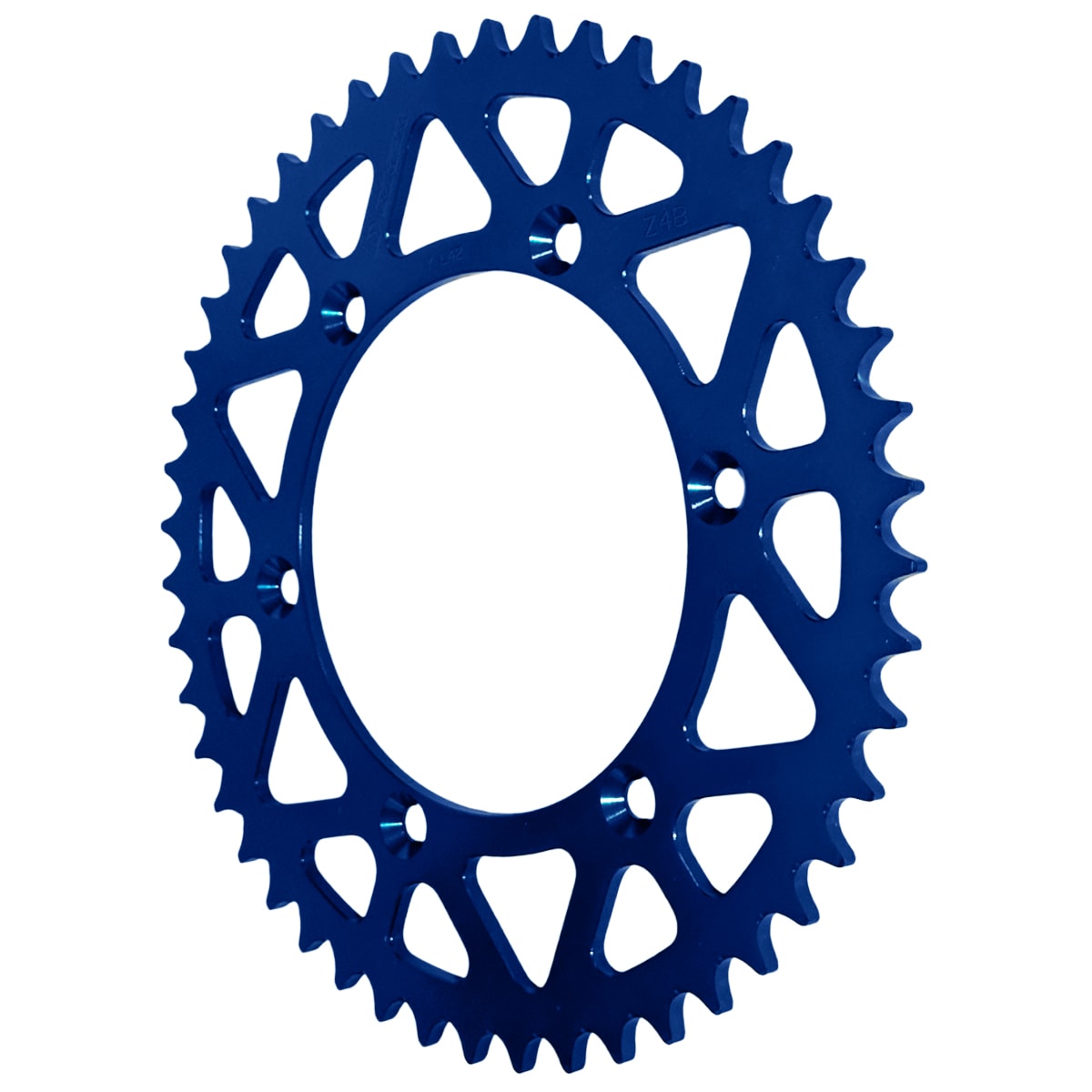 Segunda imagem do produto Coroa de Alumínio Kingger KR 250 Biker Azul