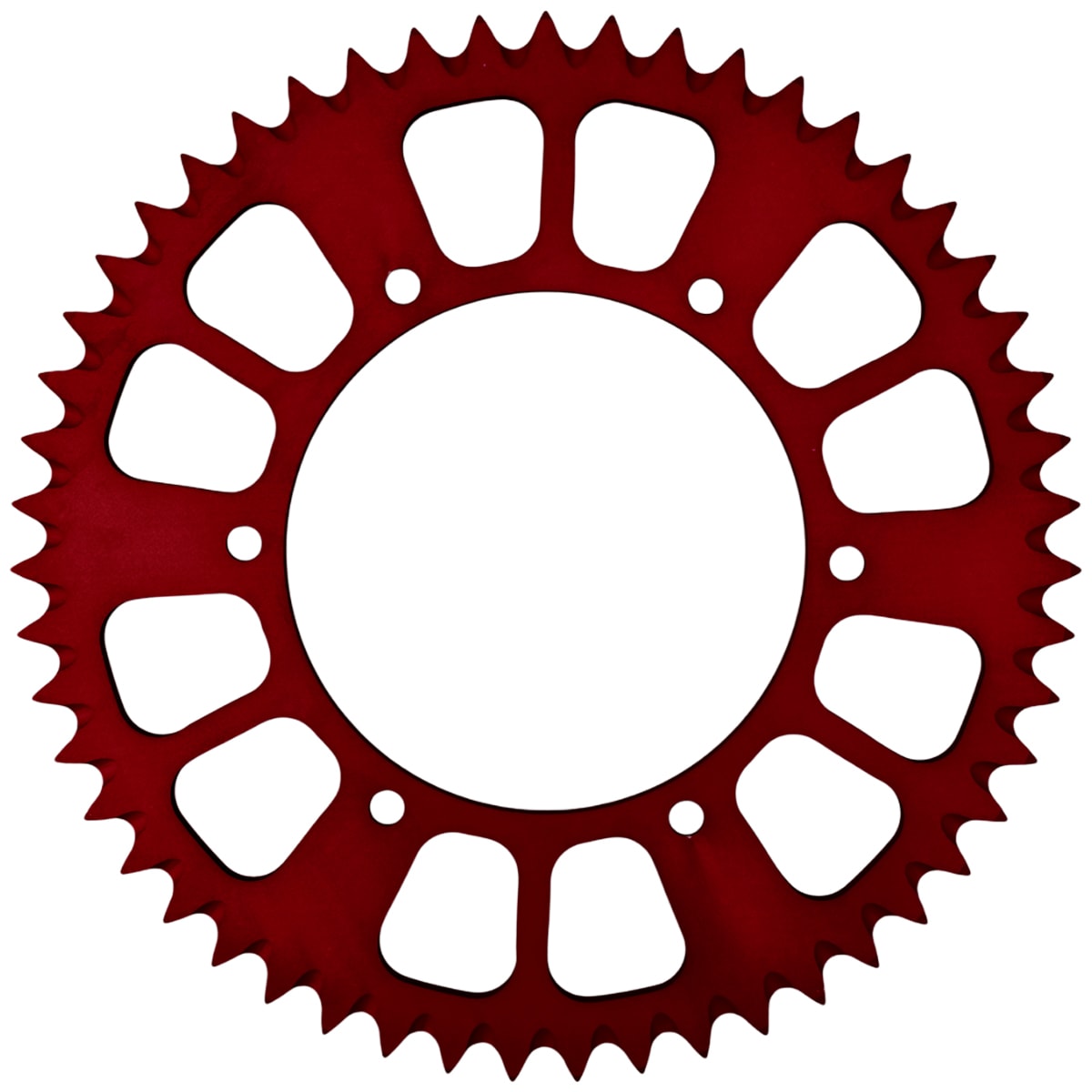 Segunda imagem do produto Coroa de Alumínio Kingger KR 250 Vermelho Vaz