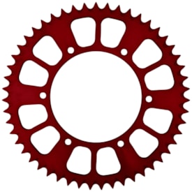 Segunda imagem do produto Coroa de Alumínio Kingger KR 250 Vermelho Vaz