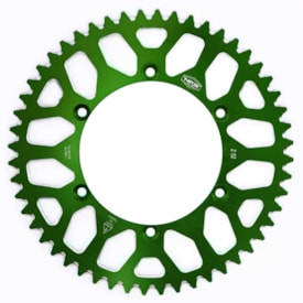 Coroa de Alumínio Klx 450 08/21 - Rmz 250 04/06 Nfs Verde