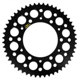 Coroa de Alumínio Ktm 125 - 150 - 250 - 350 - 450 Durag Preto