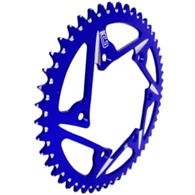 Coroa de Alumínio Ktm 125 - 250 - 300 - 350 - 450 Corona Azul