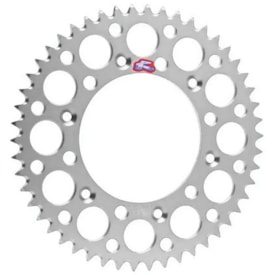 Coroa de Alumínio Ktm 125 - 250 - 300 - 350 - 450 Renthal Prata