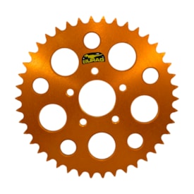 Coroa de Alumínio Ktm 50 Sx 09/24 Passe 415 Durag Laranja