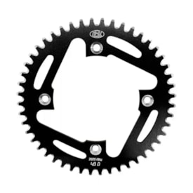Coroa de Alumínio Ktm 85 Sx 03/24 - 105 Sx 04/11 Br Parts Preto