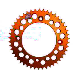 Coroa de Alumínio Ktm 85 Sx 03/24 - 105 Sx 04/11 Renthal Laranja