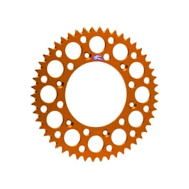 Coroa de Alumínio Ktm Sx 60 - Sx 65 Renthal Laranja