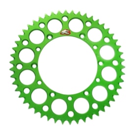 Coroa de Alumínio Kx 125 - Kx 250 - Kxf 250 - Kxf 450 Renthal Verde