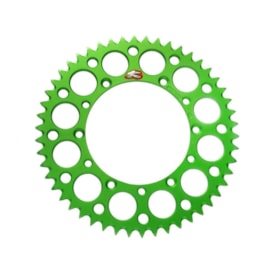 Coroa de Alumínio Kx 80 - Kx 85 - Kx 100 Renthal Verde