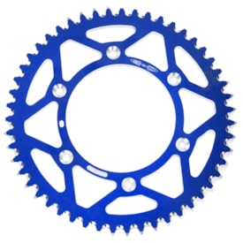 Coroa de Alumínio Kxf 250 - Kxf 450 - Klx 450 - Kx 125 - Kx 250 Oxxy Azul