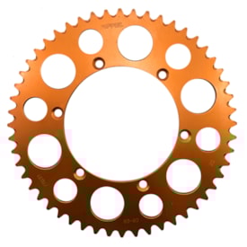 Coroa de Alumínio Kxf 250 - Kxf 450 - Klx 450 - Kx 125 - Kx 250 Riffel Laranja