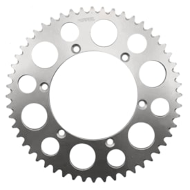 Coroa de Alumínio Kxf 250 - Kxf 450 - Klx 450 - Kx 125 - Kx 250 Riffel Prata