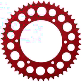 Segunda imagem do produto Coroa de Alumínio Yz 125 250 - Yz 125x 250x Riffel Vermelho