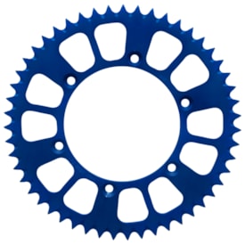 Coroa de Alumínio Yz 125 250 - Yzf 250 400 426 450 Azul Vaz