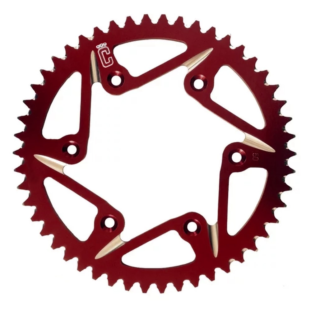 Coroa de Alumínio Yz 125 - Yz 125x - Yz 250 - Yz 250x Corona Vermelho